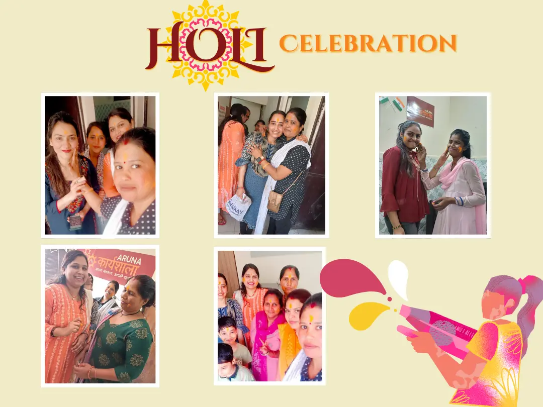 Celebration Holi At ArunaSocial Ventures